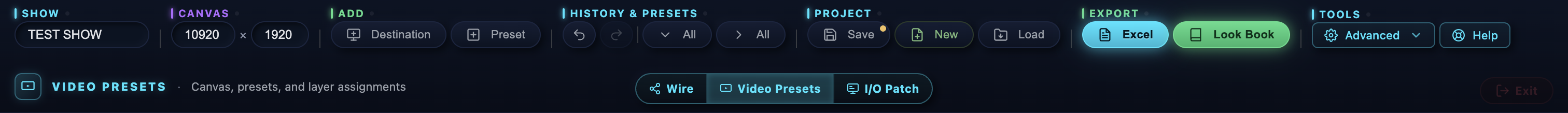 Persistent Top Toolbar
