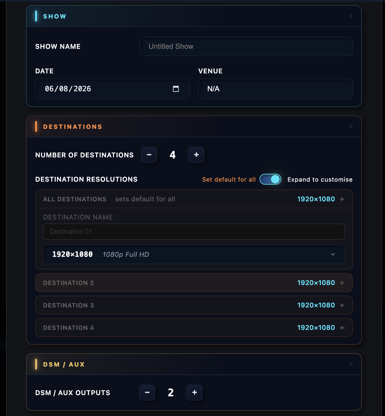 Quick Setup — Project Metadata
